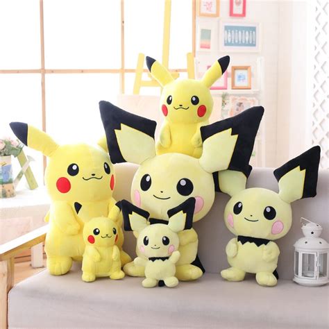 2019 New Anime Pikachu Plush Toys For Children Collection Pikachu Doll