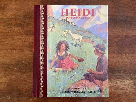 Heidi By Johanna Spyri Illustrated By Jessie Wilcox Smith Vintage 1986 Hardcover Book