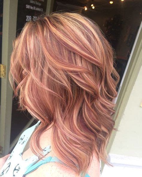 11 Best Copper And Blonde Highlights Images Blonde Highlights Red