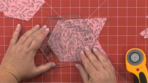 hexagon quilting template  youtube