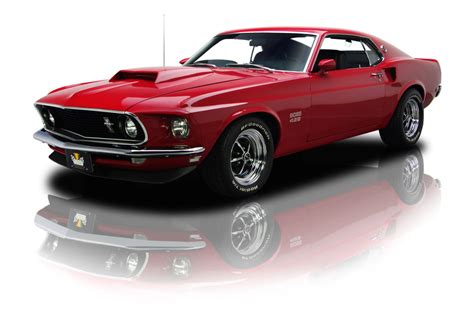 Red 1969 Ford Mustang Boss 429 Rk Motors V Muscle Cars Zone