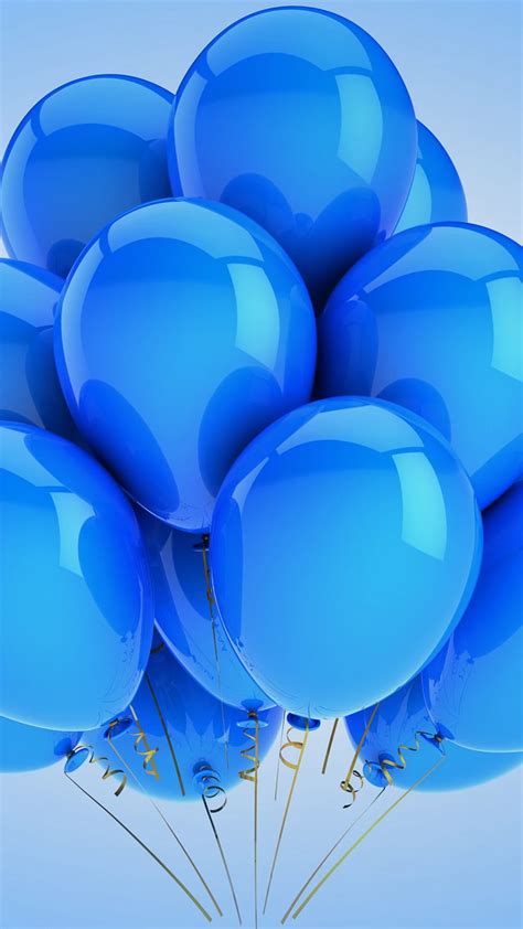 Blue Cute Balloons Best For Iphone Hd Phone Wallpaper Pxfuel