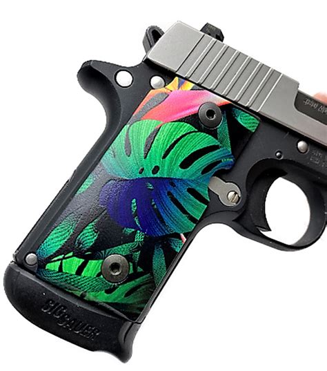Sig Sauer P238 Custom Uv Printed Bird Of Paradise Grips Premium Gun Grips