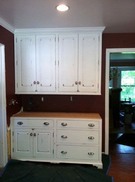 Before and after kitchen added crown molding new taller cabinet. Like cabinets to the ceiling. Great Molding around ceiling ...