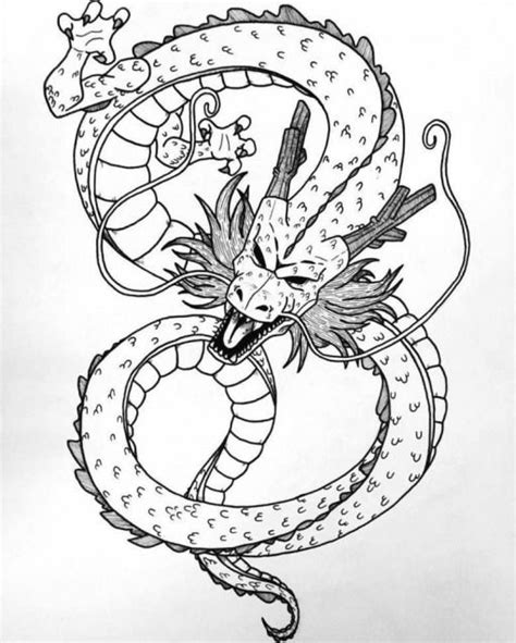 Dragon ball z tattoos are highly creative and have many different styles to choose from. Shenron | DBZ Tattoo - LaWrence Art #Shenron #Dragonball # ...