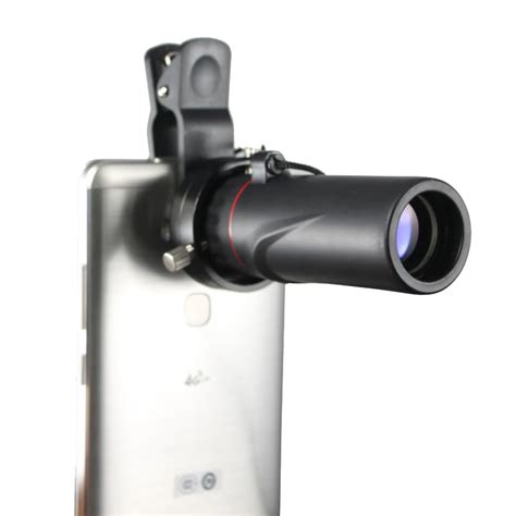 Professional 10x25 Hd Monocular Telescope With Clip Mobile Phone Optics