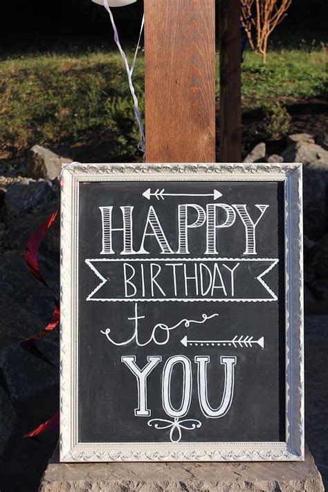 Check spelling or type a new query. Happy Birthday Chalkboard DIY Pretty little blackboard ...