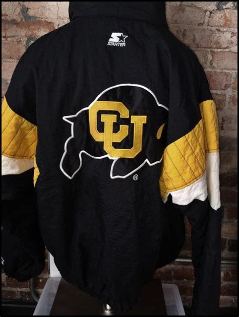 Vintage 90s Ncaa Starter University Of Colorado Buffaloes Parka Coat