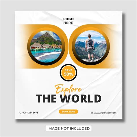 Premium Psd Tour And Travel Instagram Post Or Social Media Post Template