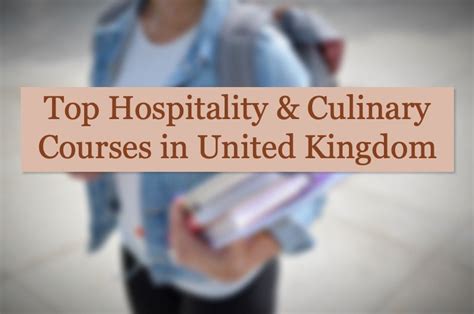 Top Hospitality Management Courses In United Kingdom Soeg Jobs