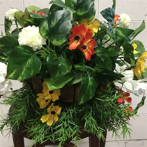Factory direct with a huge showroom located in melbourne. Philo Hanging Basket | Artificial Trees and Flowers ...