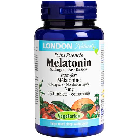 London Naturals Melatonin Sublingual 5mg 150s London Drugs