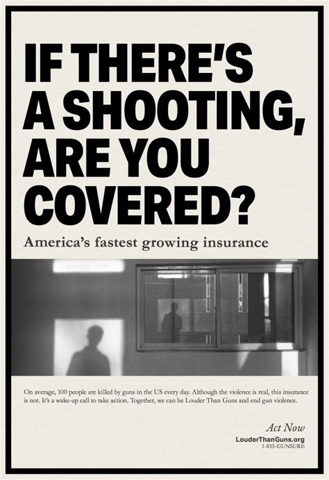 Shocking La Ad Campaign Offers Fake Insurance For Gun Violence 14