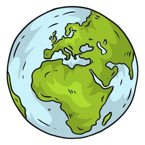 Planet Earth Globe Europe Africa Flat Transparent Png And Svg Vector File
