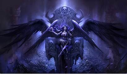 Purple Goth Wallpapers Gothic Angel Fantasy Skull