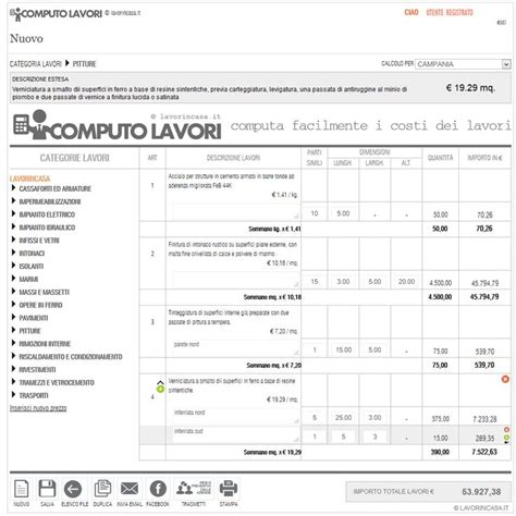 Computo Metrico Estimativo Online Software