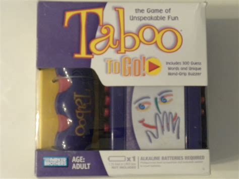 Hasbro Taboo To Go Uk Toys And Games