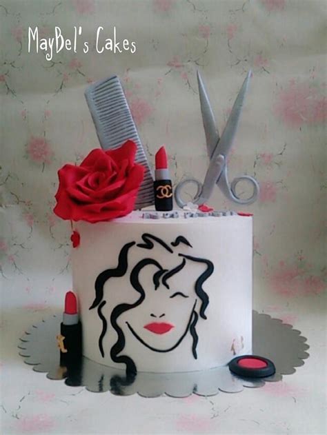 Hair Stylist Cake Decorated Cake By Maybels Cakes Cakesdecor