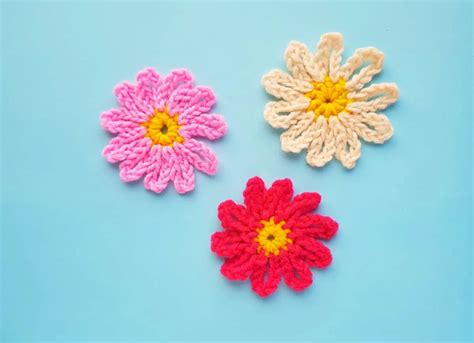 How To Crochet A Simple Flower Atelier Yuwaciaojp