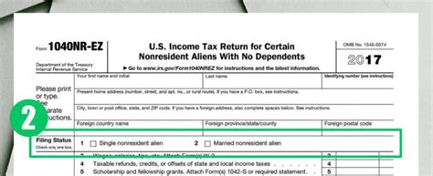 Down To The Smallest Detail Form 1040nr Ez Filetaxes 2021 Tax Forms