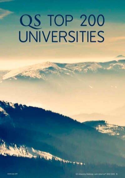 Qs Top 200 Universities W