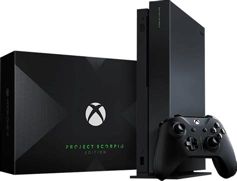 Microsoft Xbox One X Project Scorpio Edition 1tb Black Console At Rs