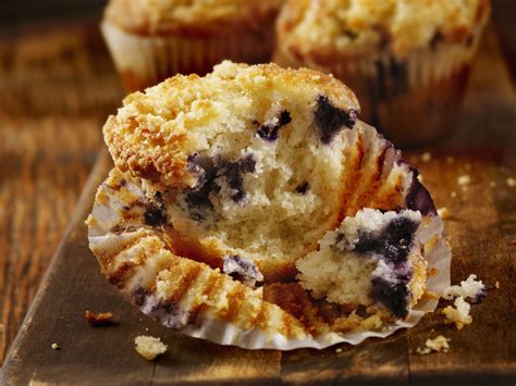 With the mixer on low speed, add the eggs, one at a time, then add vanilla, sour cream, and milk. Sour Cream Blueberry Muffins Recipe