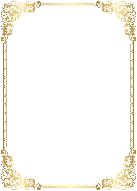 Frame Border Transparent Png Image In 2020 Free Clip Art Image Frame Images