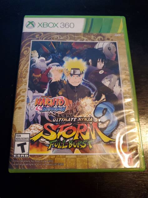 Naruto Shippuden Ultimate Ninja Storm 3 Xbox 360 No Manualcleaned And