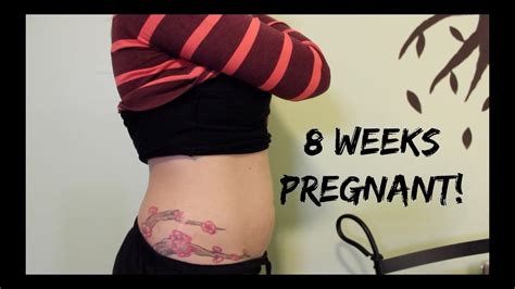Bellies at 8 weeks 5 day pregnant. 8 Weeks Pregnant! | Symptoms, Thoughts & Belly Shot! - YouTube