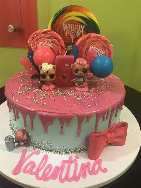 This is the special 2 tier birthday cake that i made this weekend for my daughters 8th birthday party. LOL Surprise! Birthday Cake | Birthday, Cake, Birthday cake