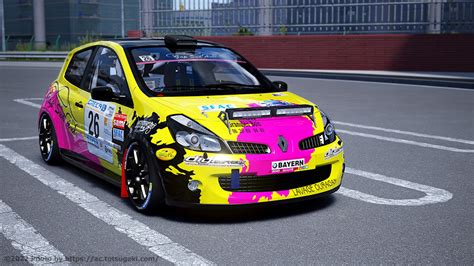 Assetto CorsaクリオClioIII RS1 グループR3 R3 Renault Clio 3 RS1 アセット