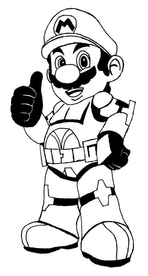 Mario Luigi Printable Coloring Pages - Coloring Home