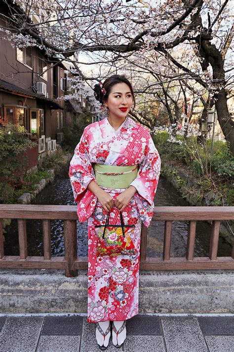 kyoto japan wearing kimono in the geisha district of gion posh broke and bored