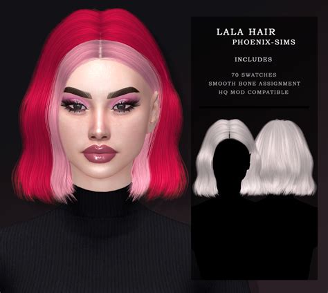 💖 Lala Hair 💖 Download Joslin Hair Phoenix Sims Sims Hair