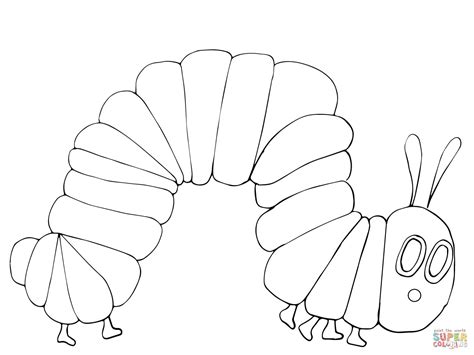 Very Hungry Caterpillar Coloring Page Free Printable Coloring Pages