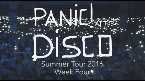 Bought these tickets for my sons, daughter's boyfriend as they are great panic at the disco fans. Panic! At The Disco - Summer Tour 2016 (Week 4 Recap ...