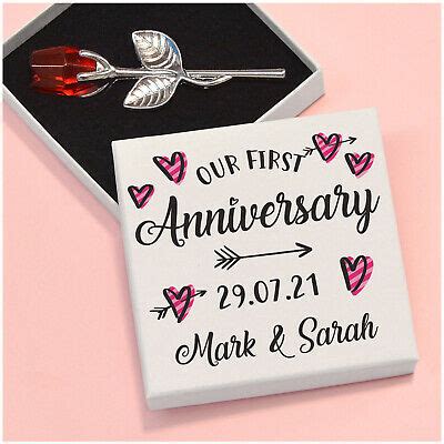 PERSONALISED Romantic Our 1st First Wedding Anniversary ...