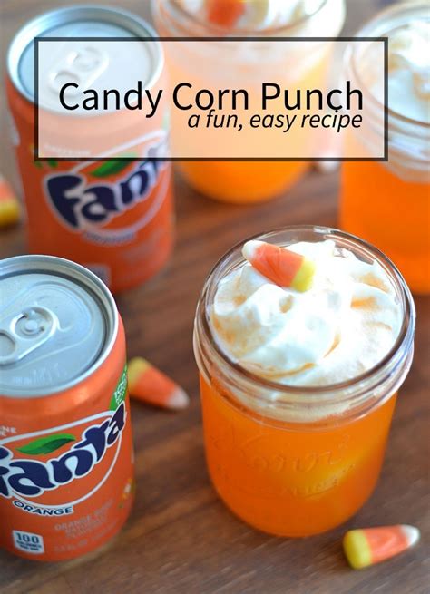 We used red hawaiian punch and ginger ale but you can easily swap these ingredients out. Candy Corn Crafts and Treats - The Idea Room
