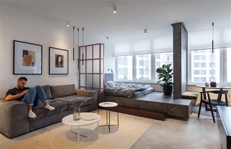 Stylish Studio Apartment Design Interior Design Ideas