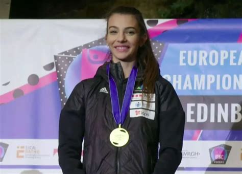 Sport Climbing Lučka Rakovec Becomes European Lead Champion Video