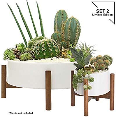 Save on patio & garden items. Amazon.com : Mid Century Large Round Succulent Planter ...