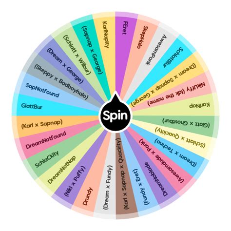 Dream Smp Ships 💞 Short Names And Actual Ship People On Wheel Spin