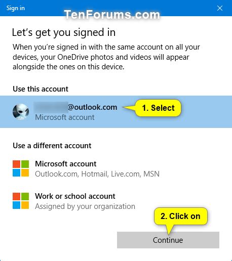 Sign In And Sign Out Of Photos App In Windows 10 Tutorials