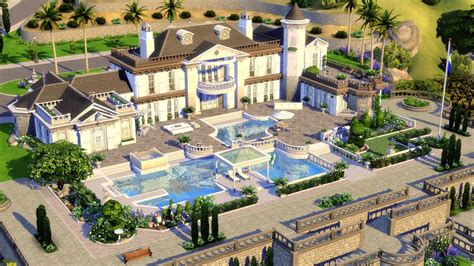 Luxurious Mansion • Pool Dreams • Nocc The Sims 4 Speed Build