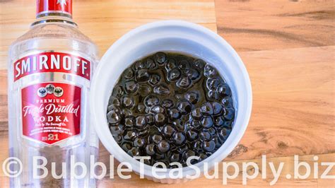 How To Make Vodka Infused Boba Tapioca Pearls Bubble Tea