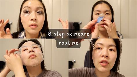 8 Step Skincare Routine Get Unready With Me YouTube