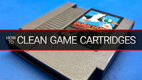 How To Clean Game Cartridges Youtube