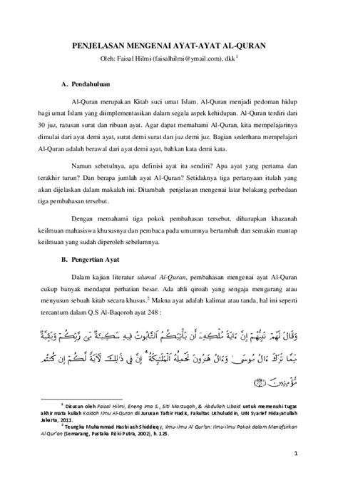 Surat yasin ngandung ayat seueurna 83 ayat eusi pokok surat yasin nyaeta: Al Qur An Terdiri Dari Berapa Ayat - Puspasari
