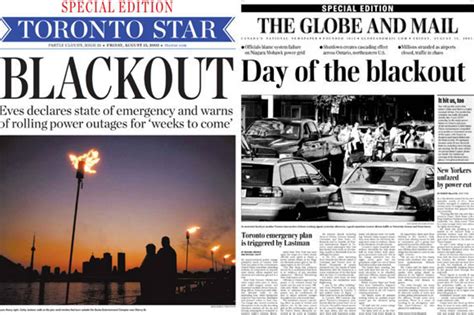 Remembering The Massive Toronto Blackout Of 2003
